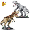 Figurines de dinosaures Jurassic en briques, tyrannosaure
