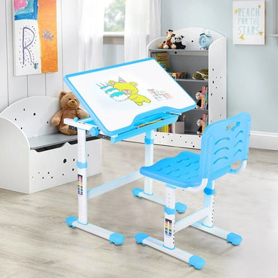 Bureau enfant ajustable en hauteur - AULUXE.FR