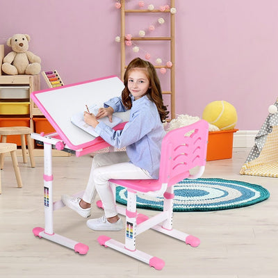 Bureau enfant ajustable en hauteur - AULUXE.FR