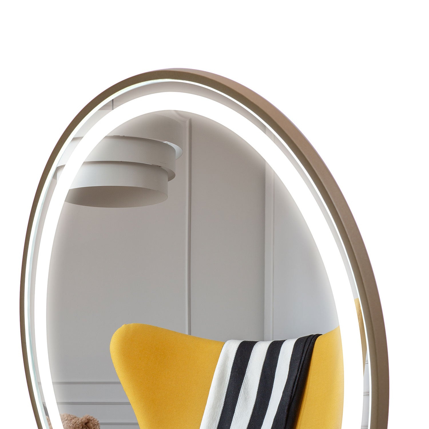Coiffeuse Design - Miroir Led Intégré - 2 Tiroirs + 1 Organisateur -  Tabouret Inclus à Prix Carrefour