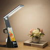 Lampe de bureau à LED de chargement sans fil QI 10W avec réveil iPhone 13 12 11 Pro Max, Apple Watch AirPods
